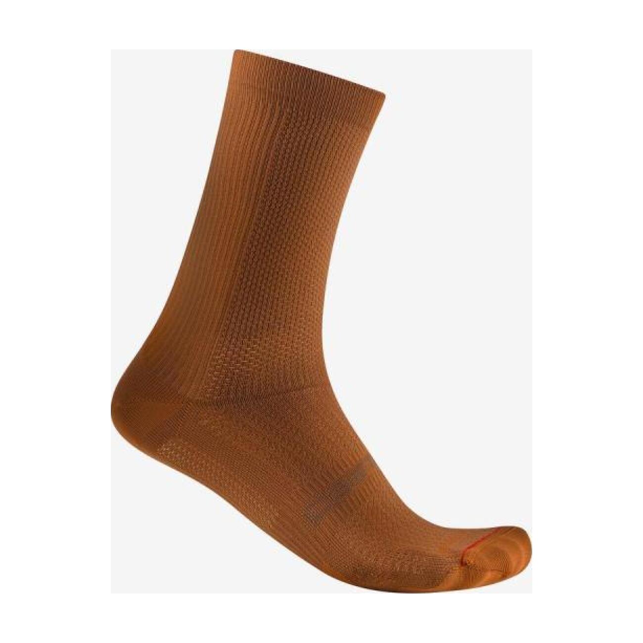 CASTELLI Cyklistické ponožky klasické - ESPRESSO 18 - hnedá