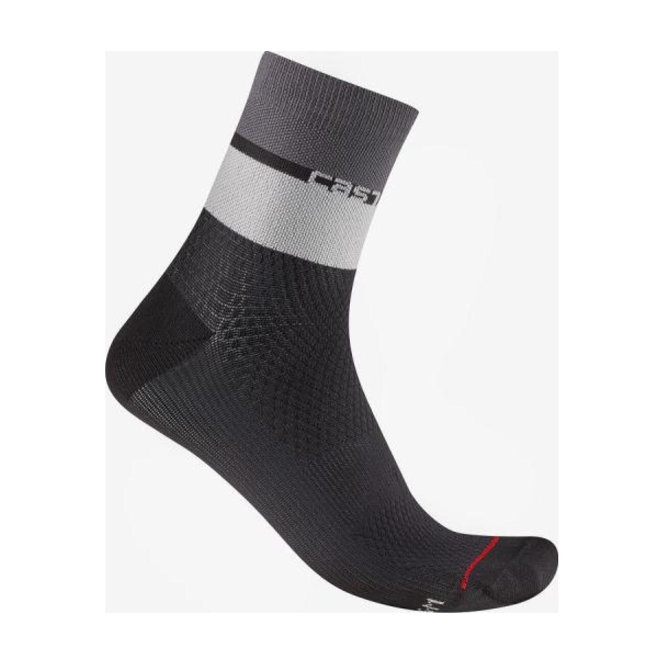 CASTELLI Cyklistické ponožky klasické - ELEGANTE 12 - čierna S-M