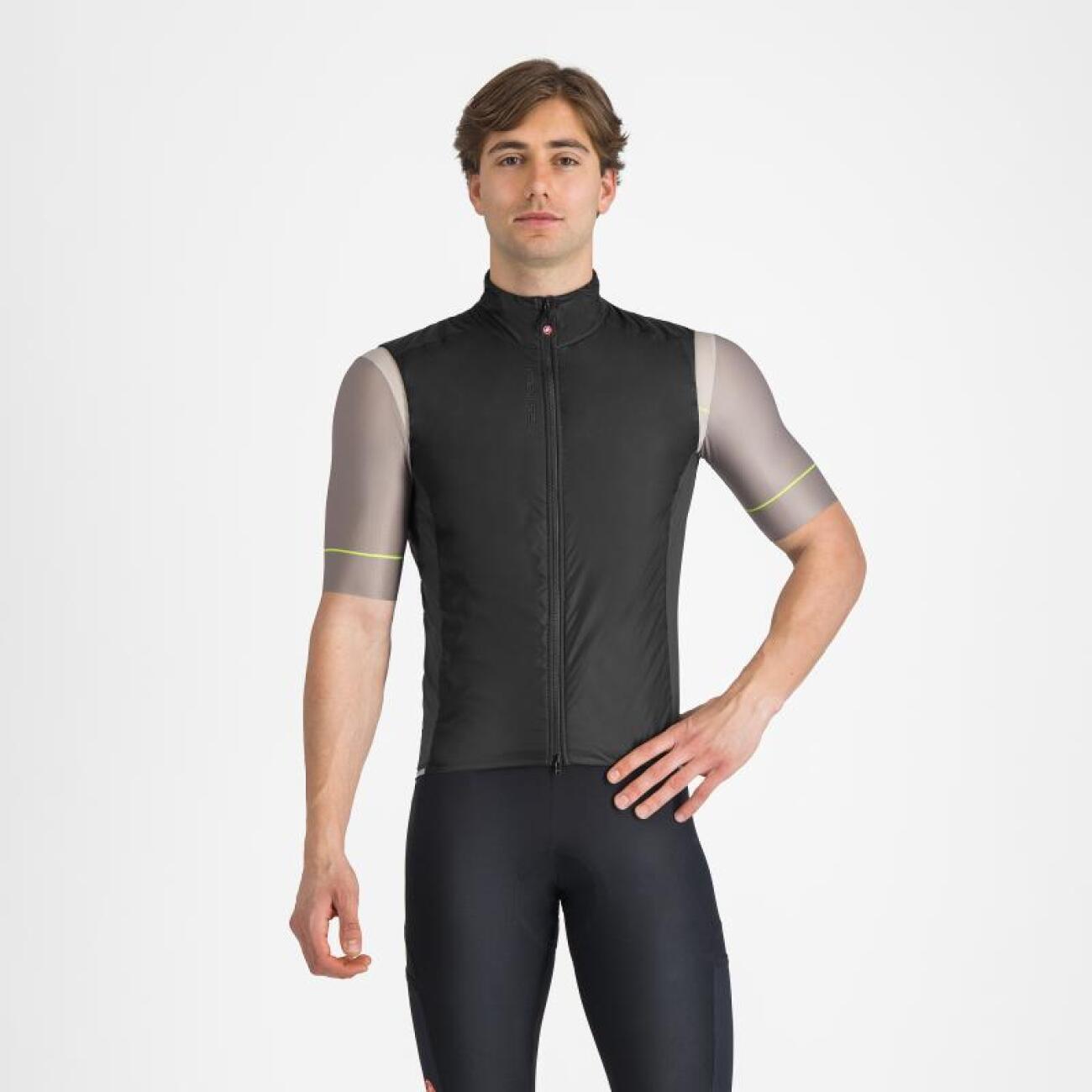 CASTELLI Cyklistická vesta - FLY DIRECT - čierna