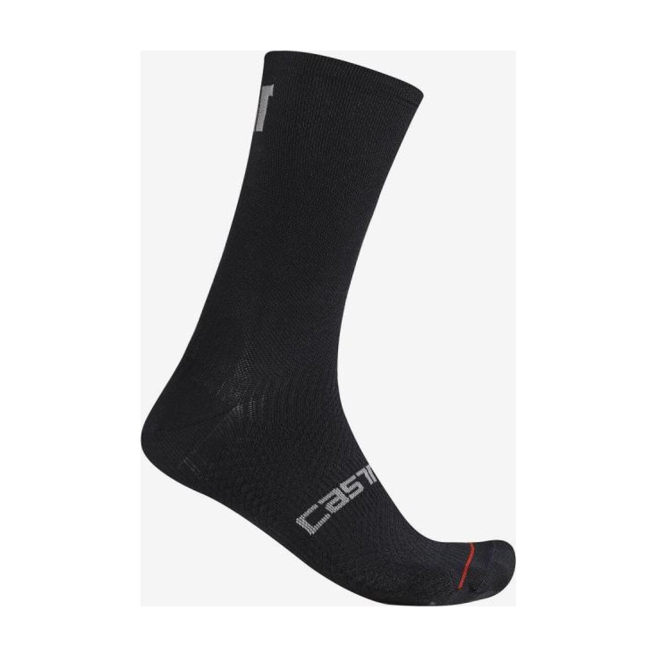 CASTELLI Cyklistické ponožky klasické - COMO 20 THERMAL - modrá 2XL