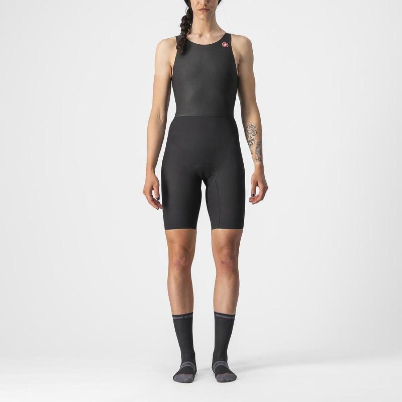 CASTELLI Cyklistická kombinéza - ELITE W SPEED - čierna L