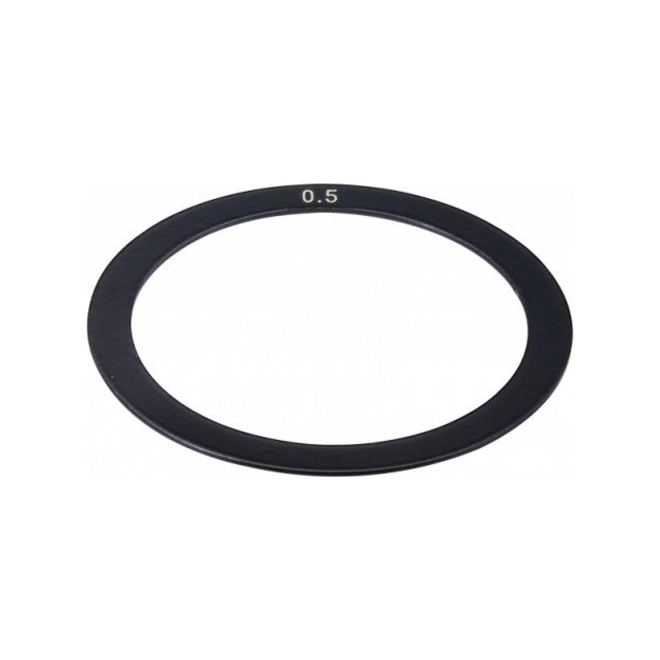 BBB podložka pre stredové zloženie - BOTTOM BRACKET SHIM 0.5 - 30 mm - čierna