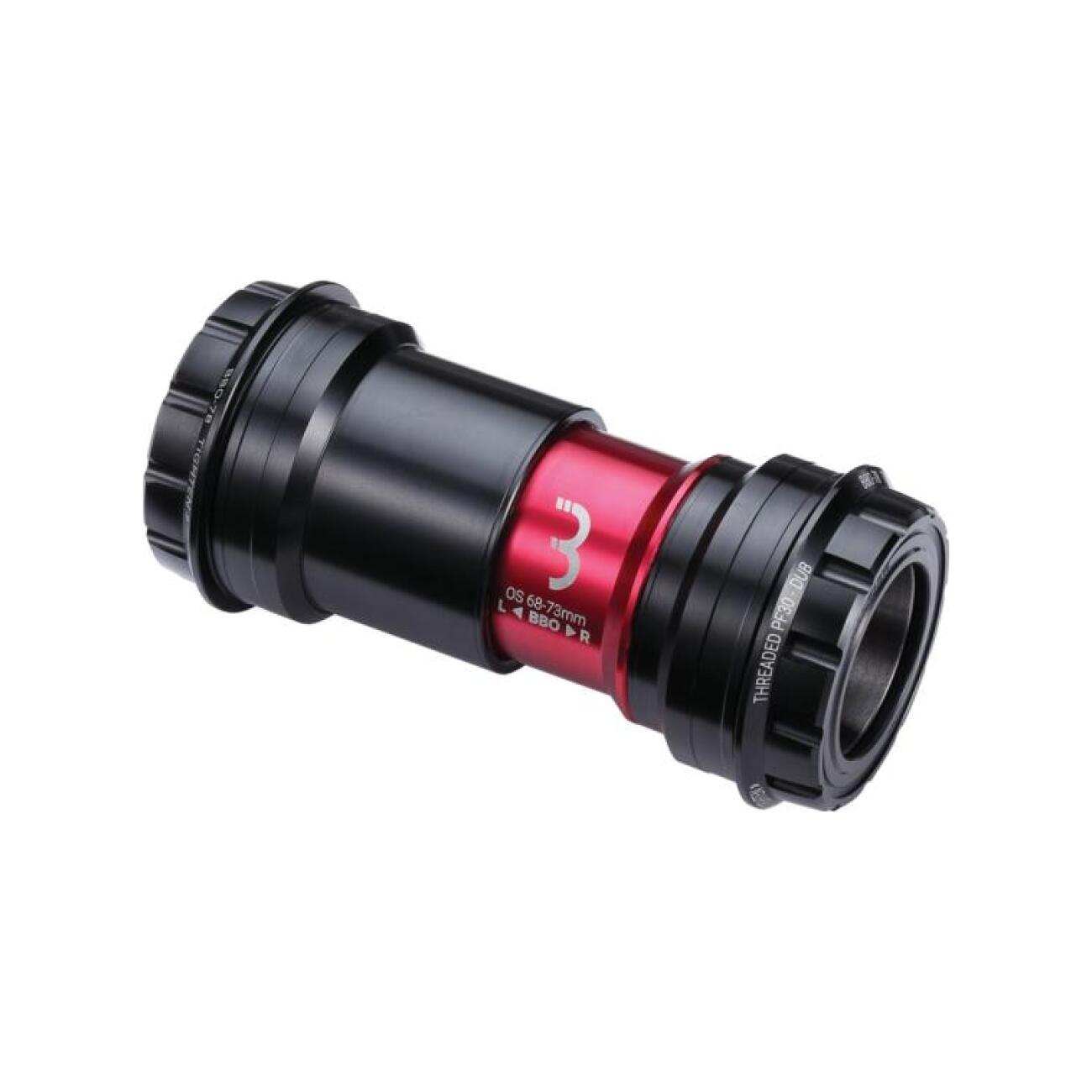 BBB stredové zloženie - BOTTOMFIT PF30-29 DUB 68/73-29 mm - červená/čierna