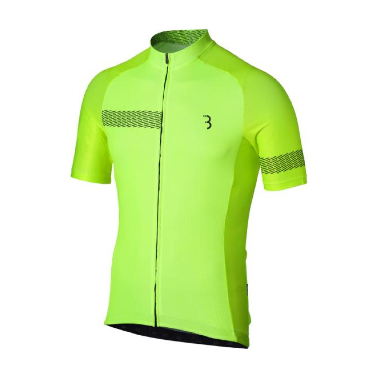 BBB Cyklistický dres s krátkym rukávom - COMFORTFIT 2.0 - žltá