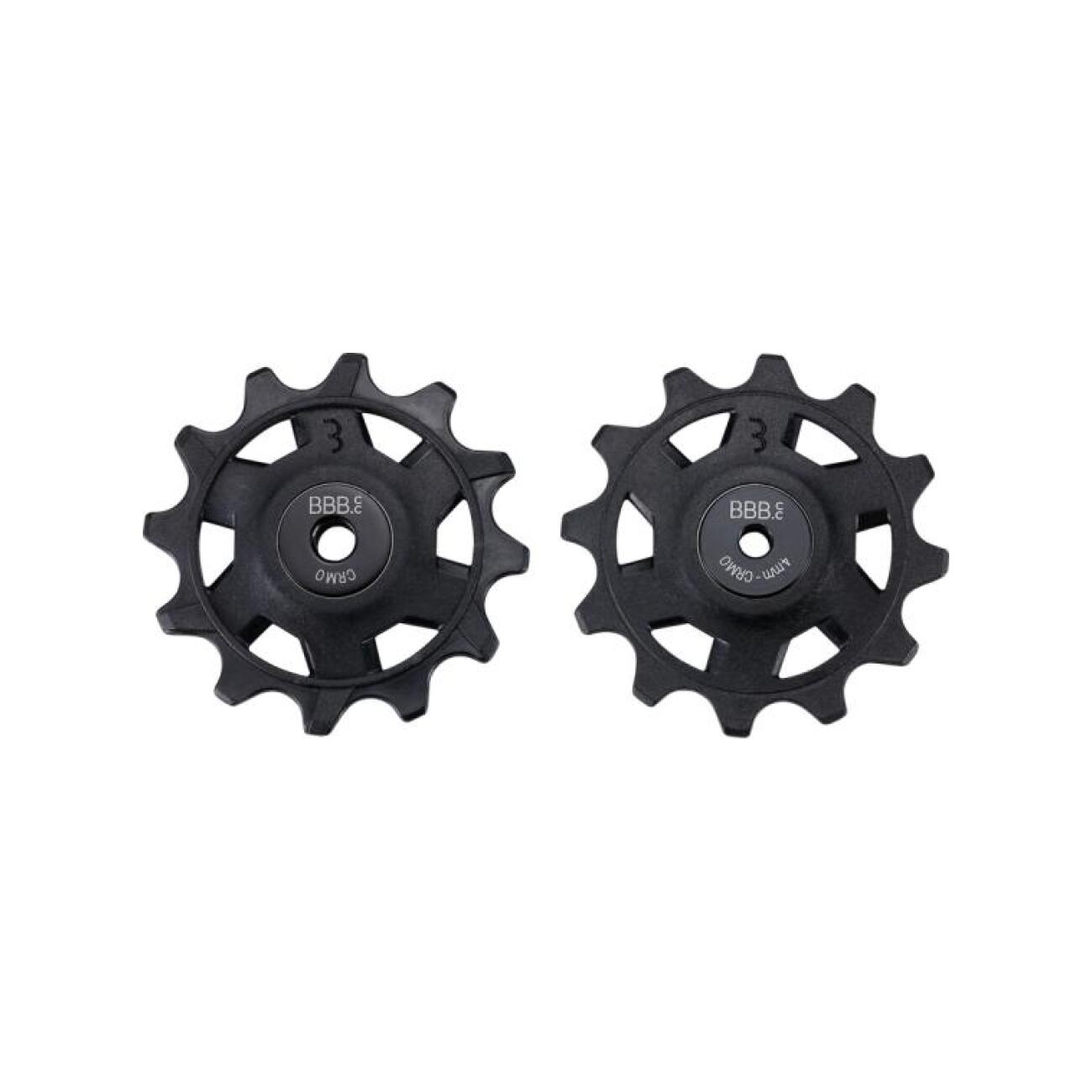 BBB kladky pre prehadzovačku - ROLLERBOY 12T SR - čierna
