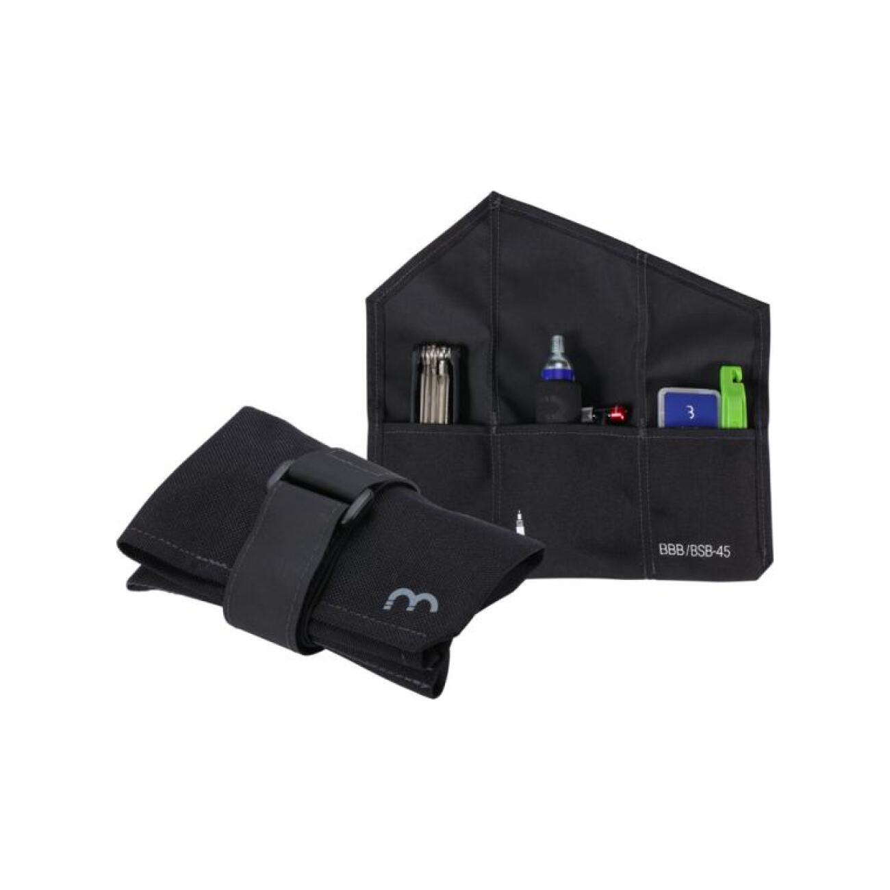 BBB kapsička+náradie - COMBISET ROLPACK CO2 - čierna