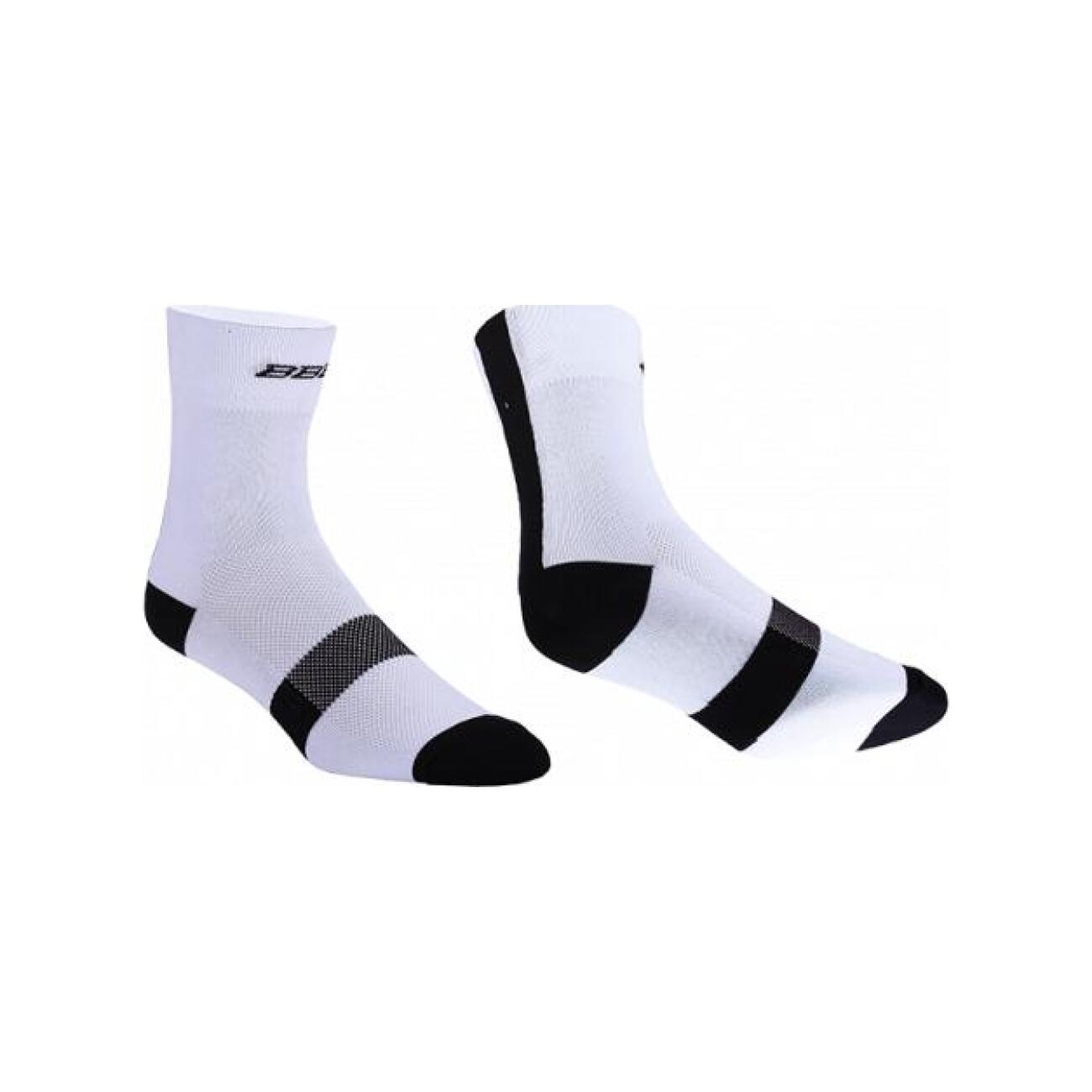 BBB Cyklistické ponožky klasické - HIGHFEET - biela 39-43