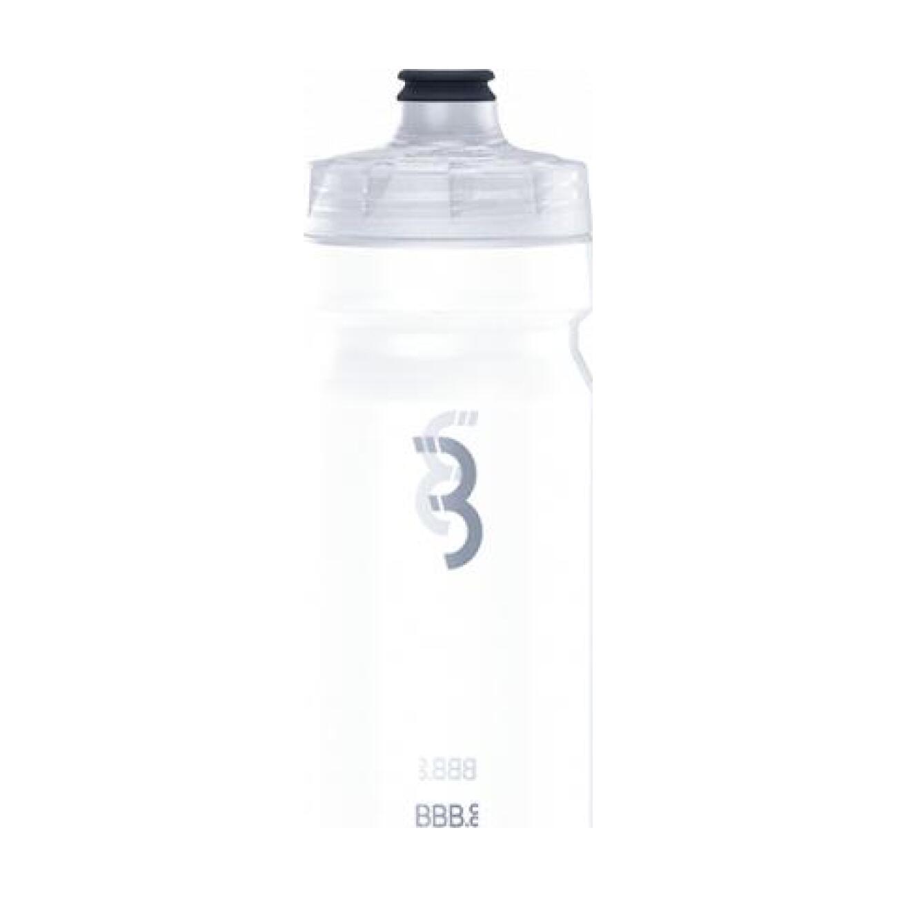 BBB Cyklistická fľaša na vodu - AUTOTANK 3.0 550 ML - transparentná