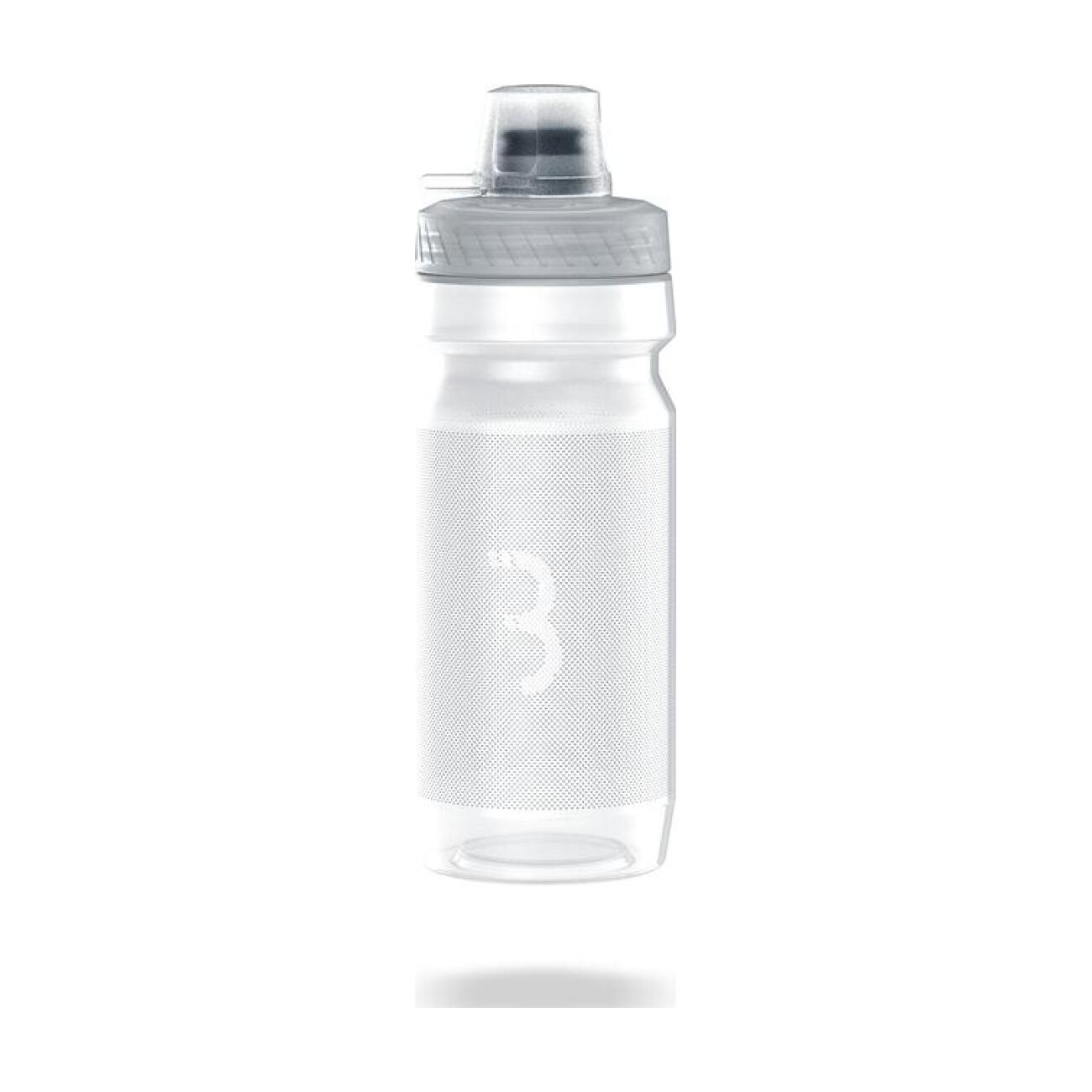 BBB Cyklistická fľaša na vodu - AUTOTANK MUDCAP AUTOCLOSE 550 ML - transparentná