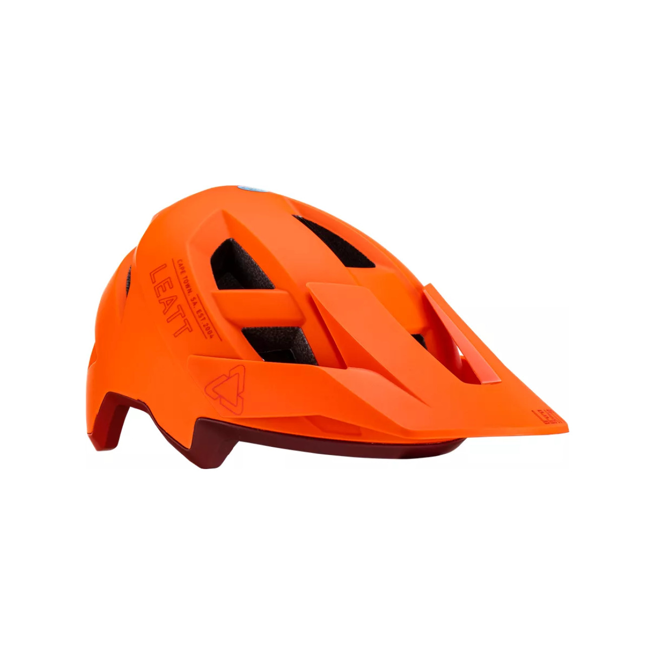 LEATT Cyklistická prilba - MTB ALL MOUNTAIN 2.0 - oranžová (55–59 cm)