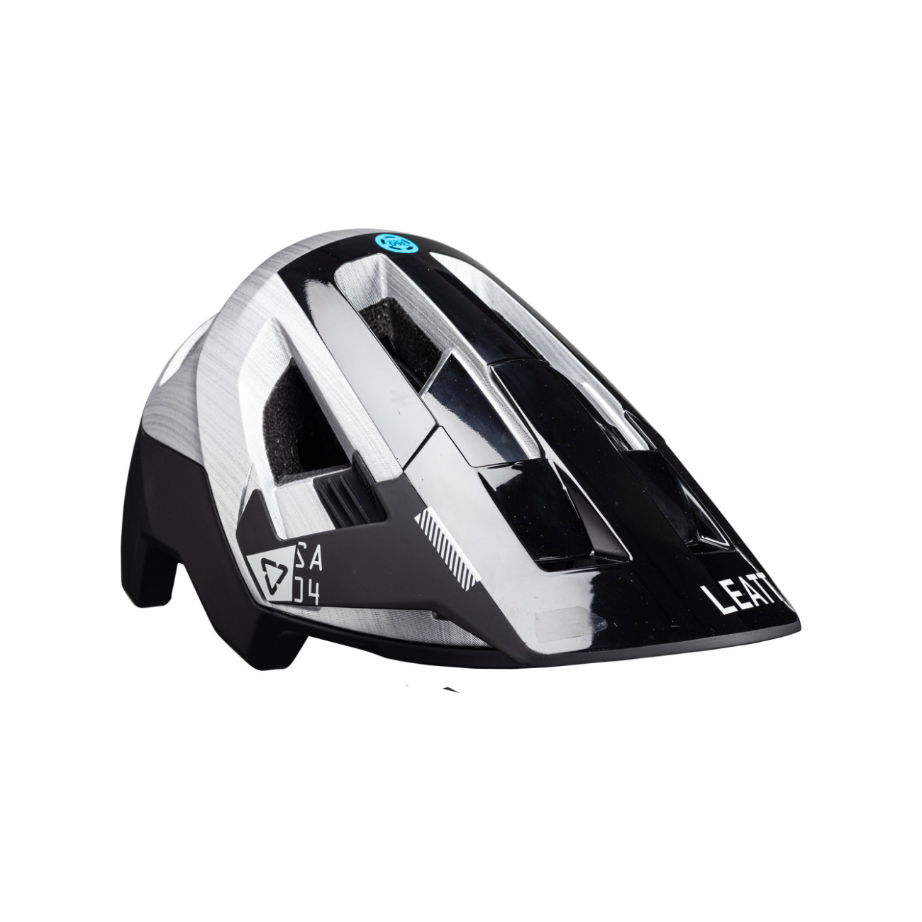 LEATT Cyklistická prilba - MTB ALL MOUNTAIN 4.0 - biela/čierna (55–59 cm)