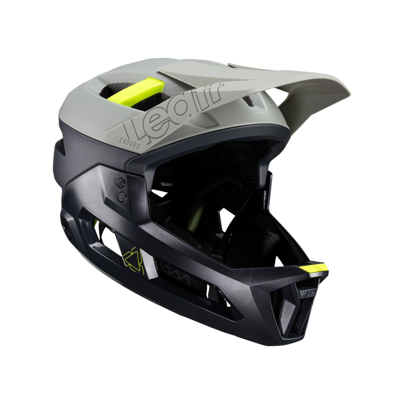 LEATT Cyklistická prilba - MTB ENDURO 3.0 - šedá/čierna (55–59 cm)