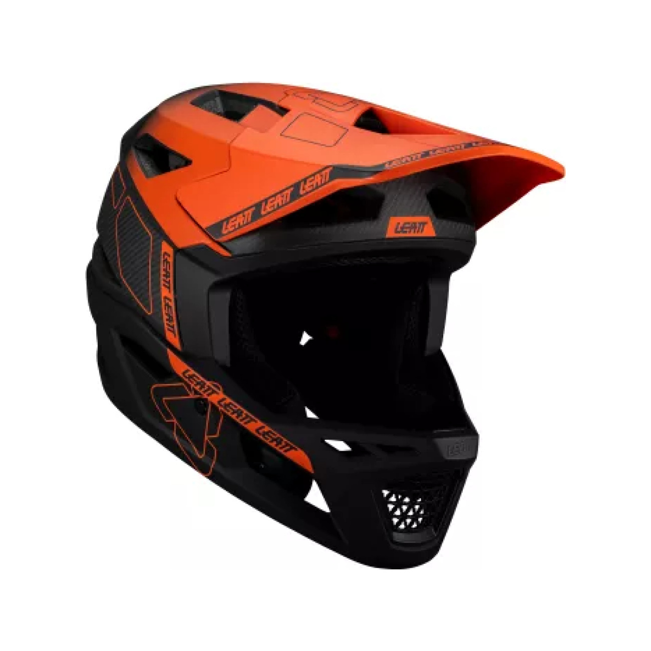 LEATT Cyklistická prilba - MTB GRAVITY 6.0 CARBON - červená/čierna (59-60 cm)