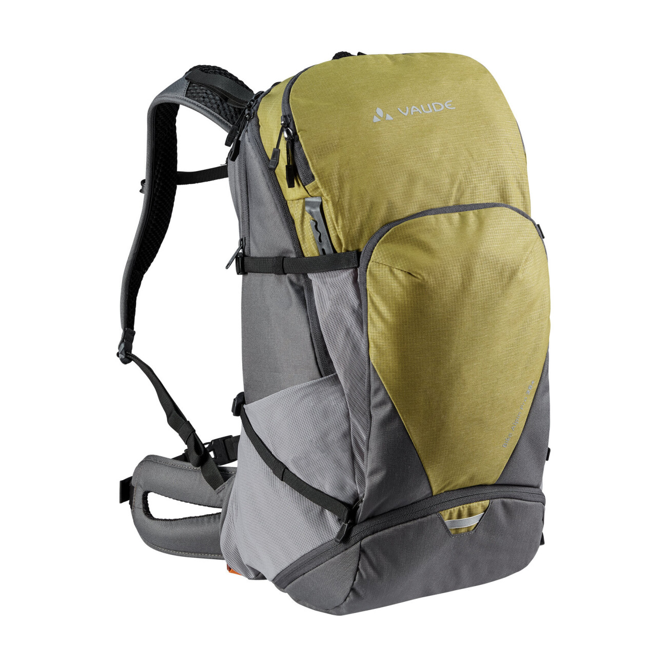 VAUDE batoh - BIKE ALPIN PRO 28+ - šedá/žltá