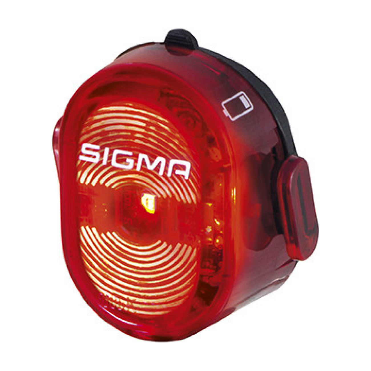 E-shop SIGMA SPORT zadné svetlo - NUGGET II - červená/čierna