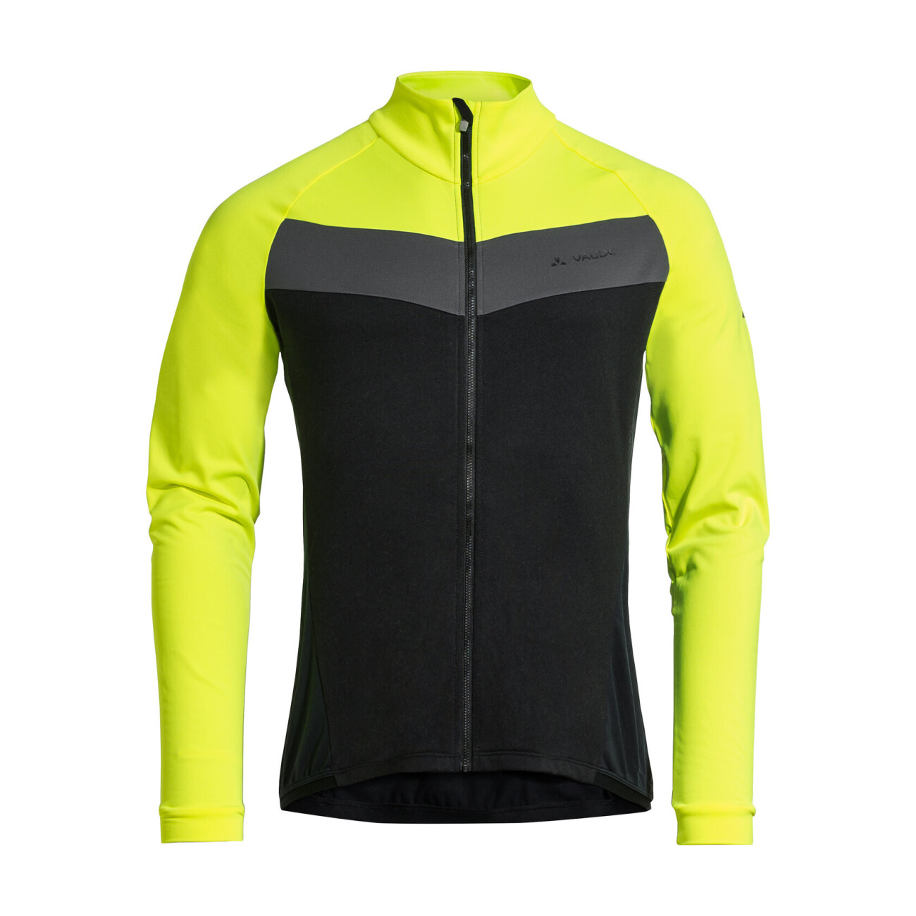 VAUDE Cyklistický dres s dlhým rukávom zimný - POSTA LS - žltá/čierna L