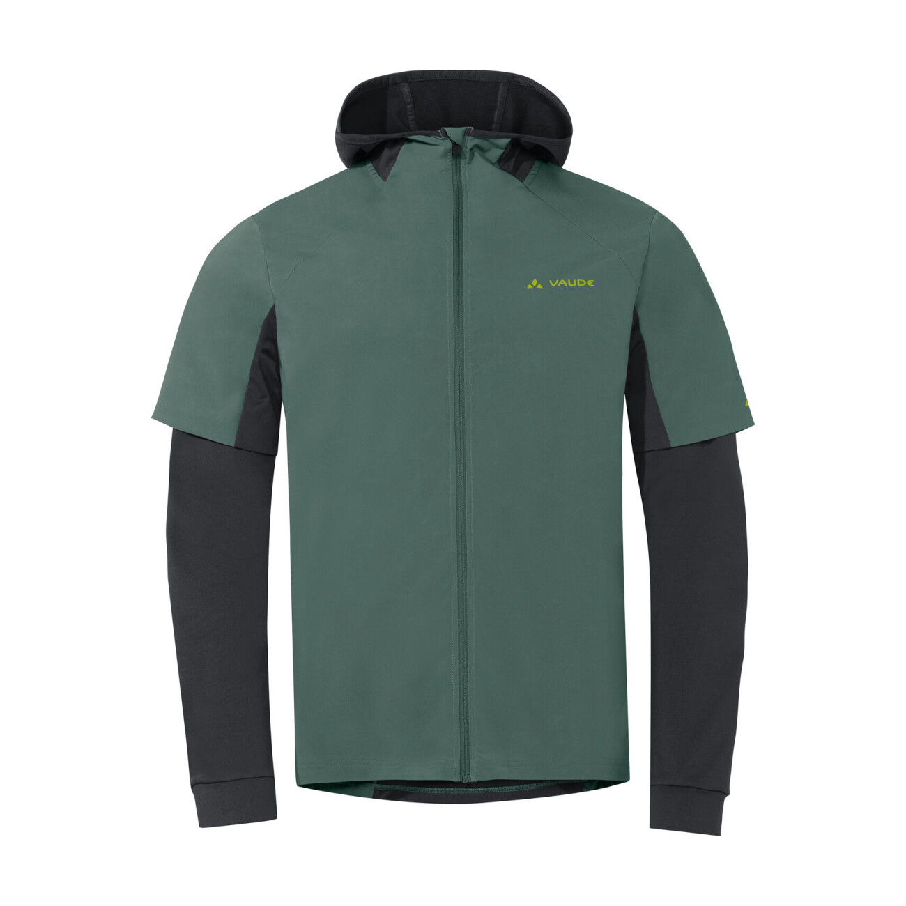 VAUDE mikina - ALL YEAR MOAB - zelená/čierna XL