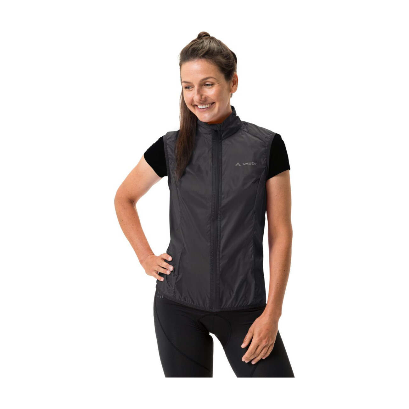 VAUDE Cyklistická vesta - MATERA AIR - čierna XS