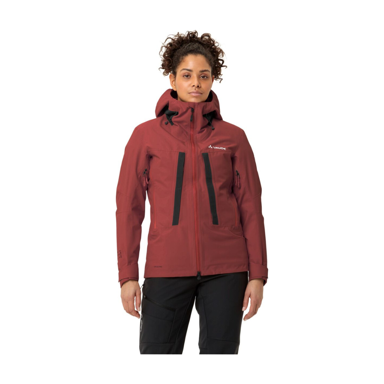 VAUDE vodeodolná bunda - MONVISO 2,5L - bordová