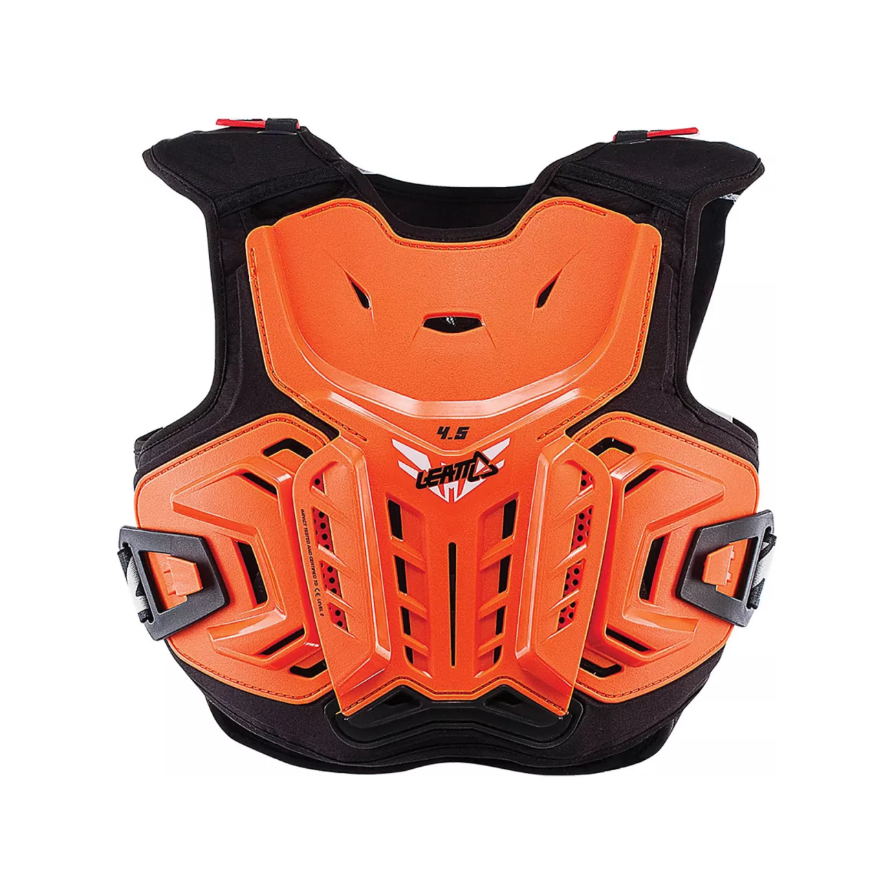 LEATT chránič na chrbát a hrudník - CHEST PROTECTOR 4.5 JUNIOR - oranžová S-M