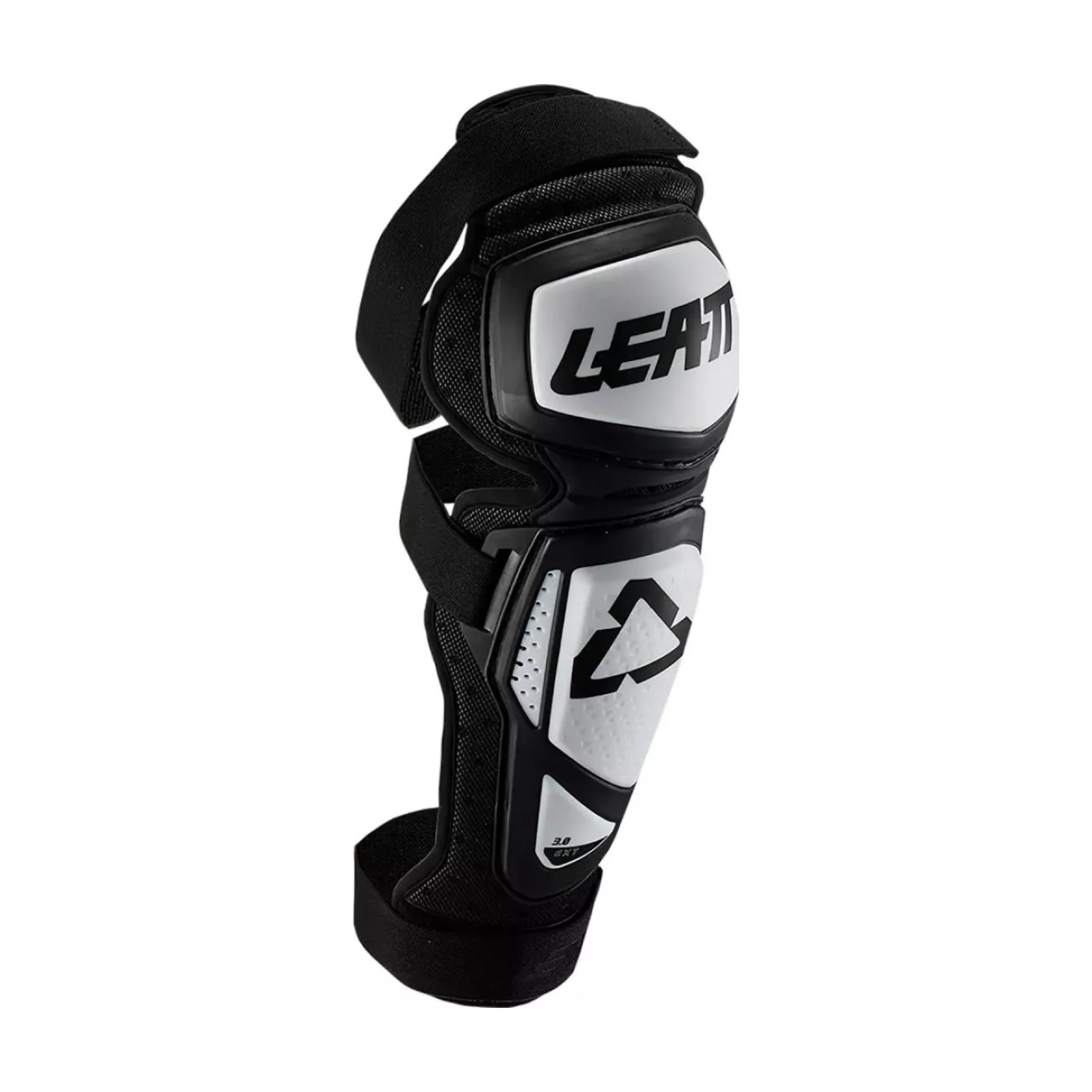 LEATT chrániče na kolená - KNEE & SHIN GUARD 3.0 EXT - čierna/biela L-XL