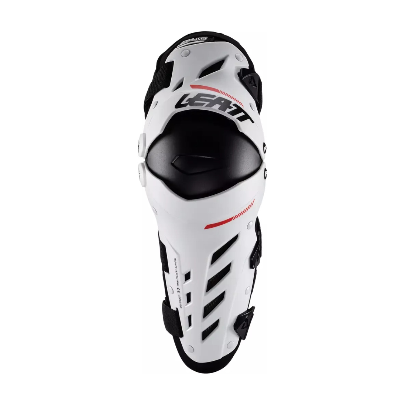 LEATT chrániče na kolená - KNEE & SHIN GUARD DUAL AXIS - biela 2XL