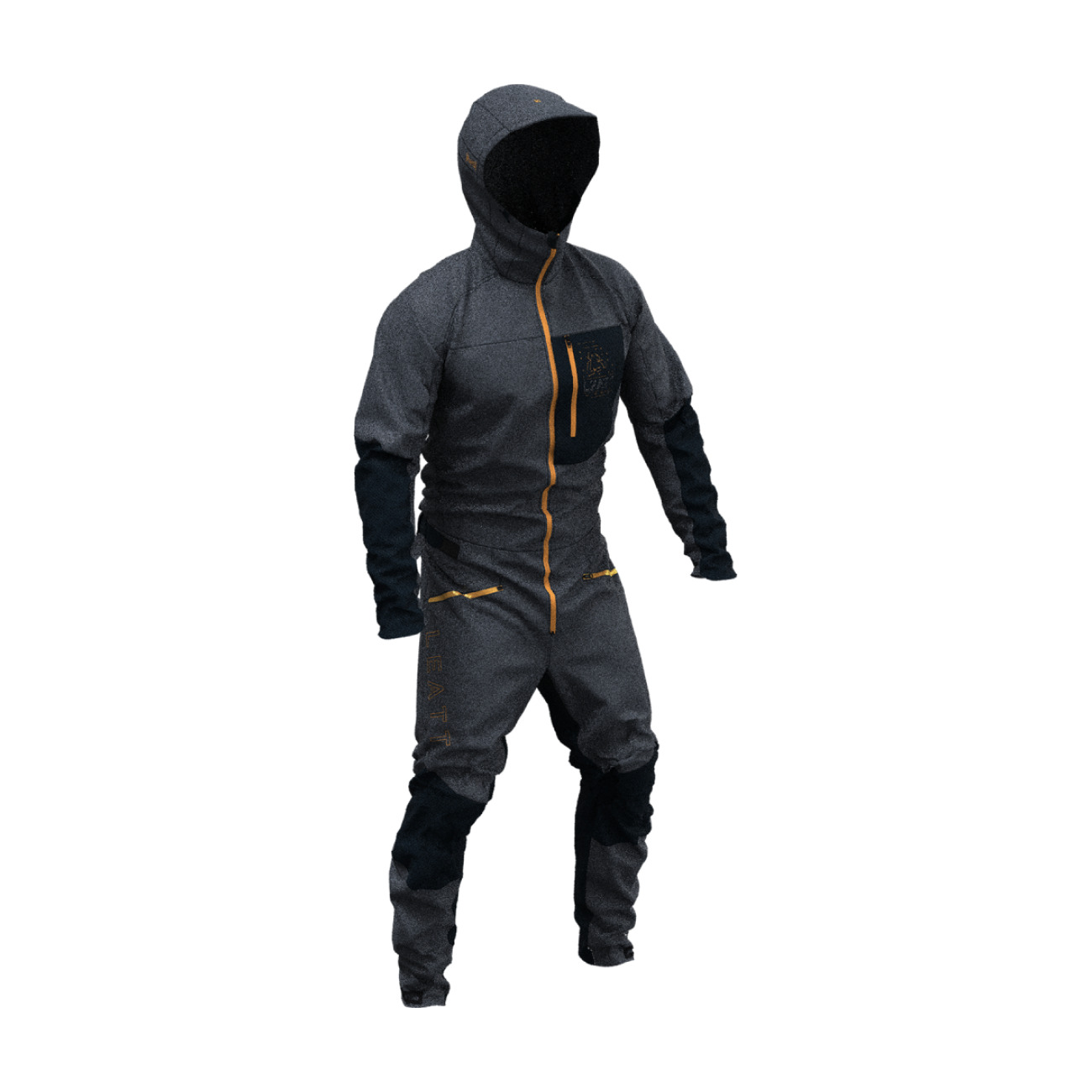 LEATT Cyklistická kombinéza - MTB HYDRADRI 2.0 JUNIOR - čierna L