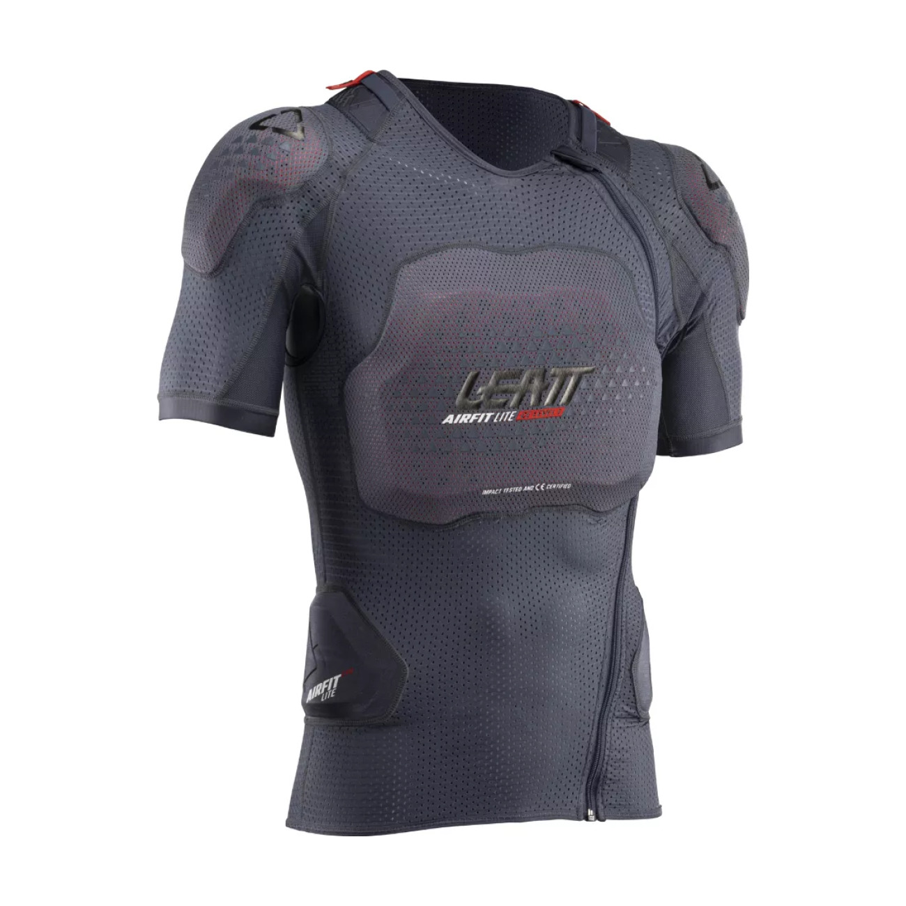 LEATT chránič na chrbát a hrudník - BODY TEE 3DF AIRFIT LITE EVO - šedá XL