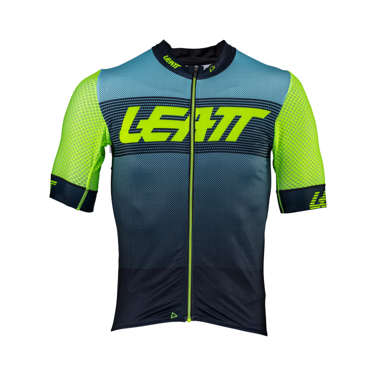 LEATT Cyklistický dres s krátkym rukávom - MTB ENDURANCE 6.0 - zelená/modrá
