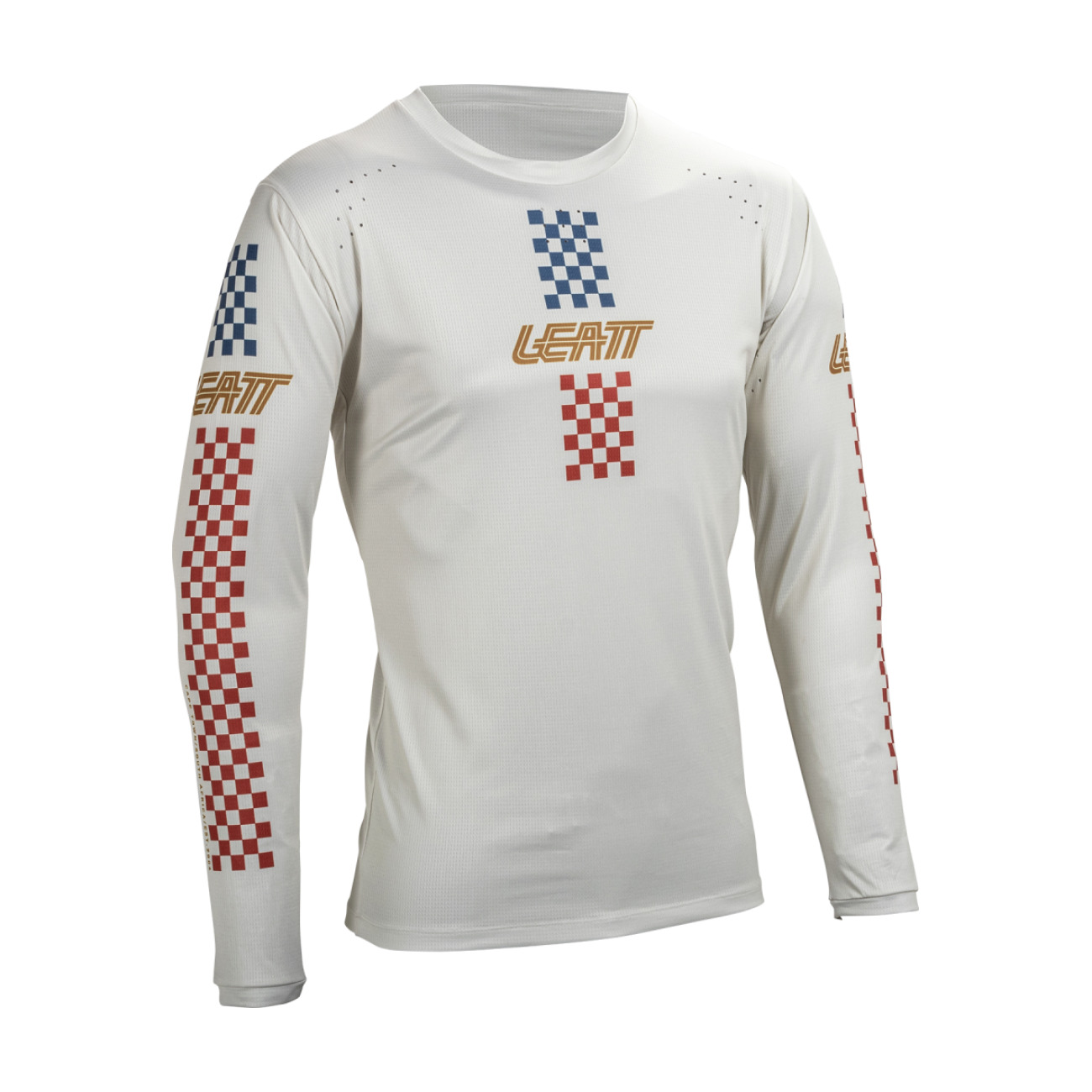 LEATT Cyklistický dres s dlhým rukávom letný - MTB ENDURO 4.0 - biela