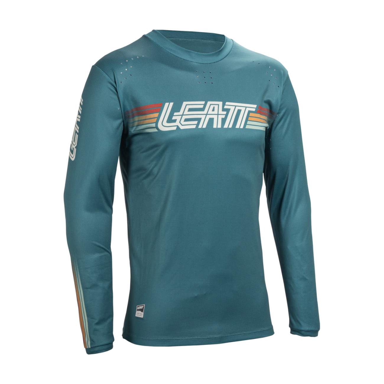 LEATT Cyklistický dres s dlhým rukávom letný - MTB ENDURO 4.0 - modrá 2XL