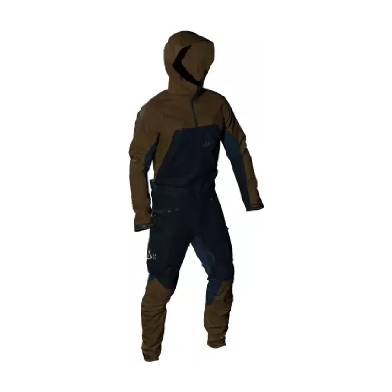 LEATT Cyklistická kombinéza - MONO SUIT MTB HYDRADRI 5.0 - hnedá/čierna XL