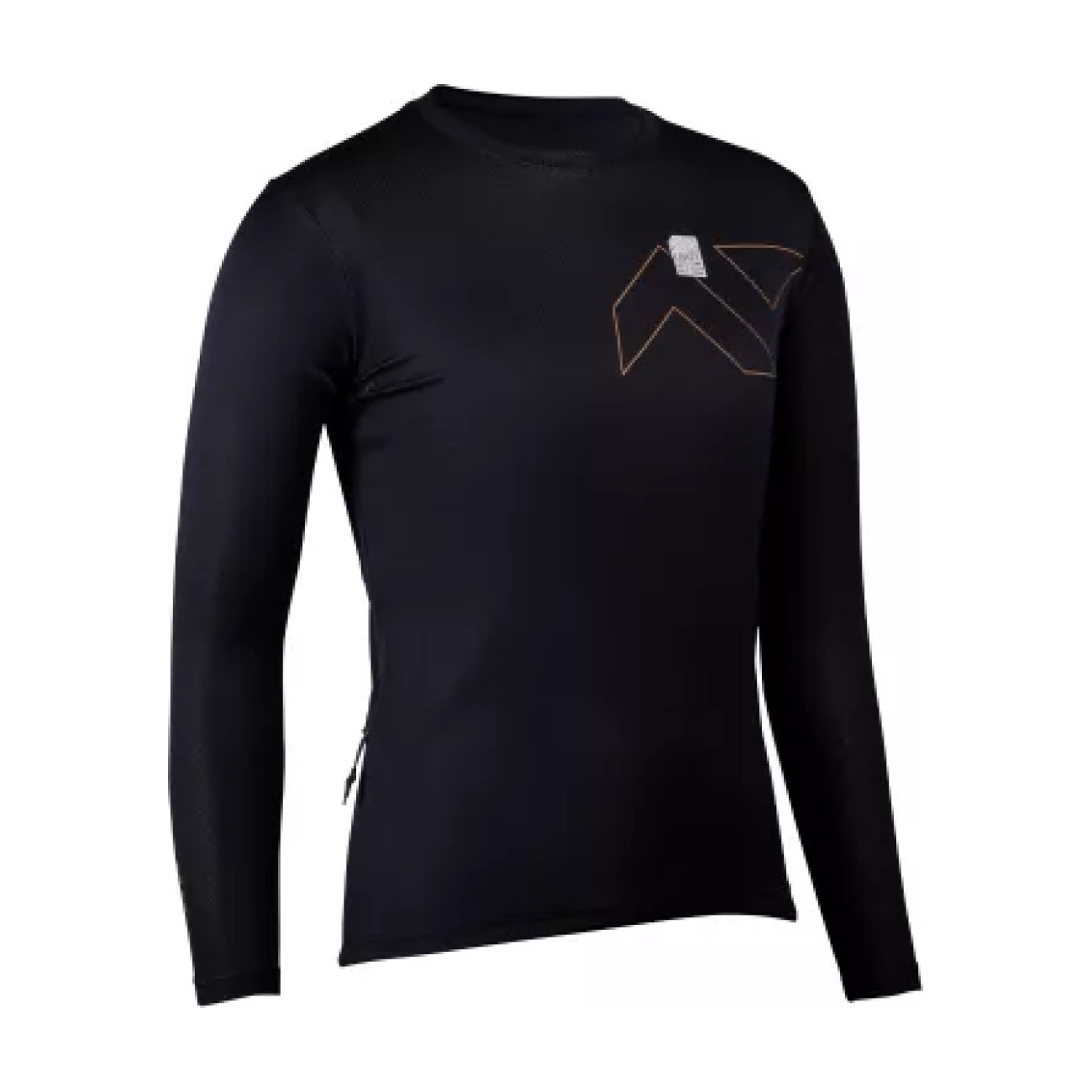 LEATT Cyklistický dres s dlhým rukávom letný - MTB TRAIL 3.0 W - čierna S