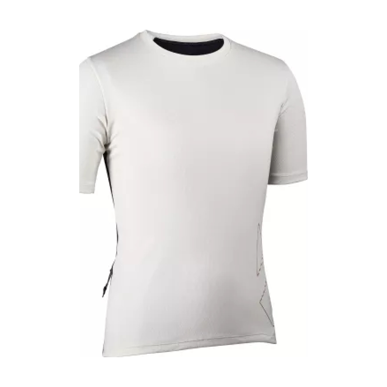 LEATT Cyklistický dres s krátkym rukávom - MTB TRAIL 2.0 W - biela/čierna