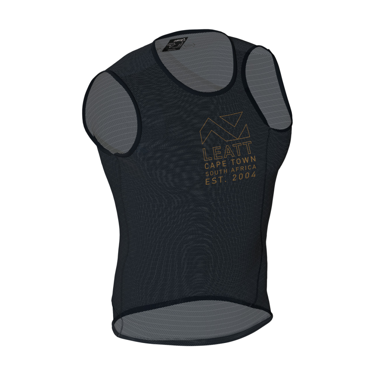 LEATT Cyklistické tričko bez rukávov - BASE - čierna S