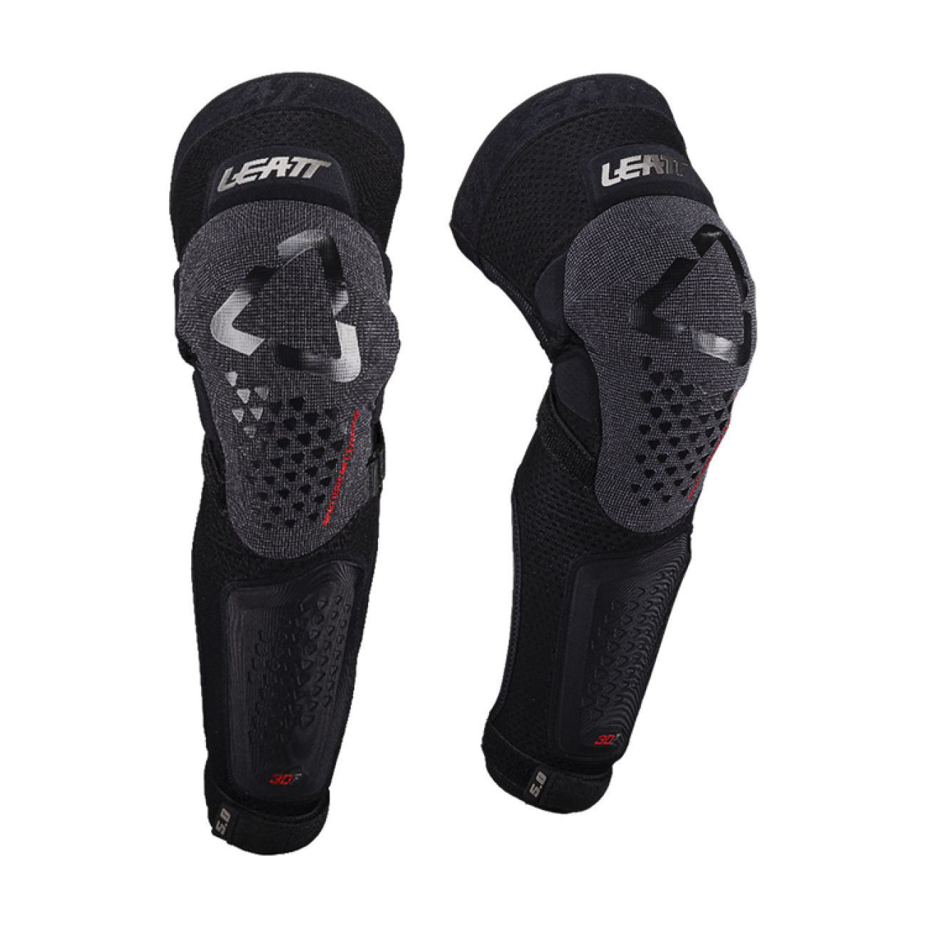 LEATT chrániče na kolená - KNEE GUARD 3DF 5.0 EVO EXT - čierna M