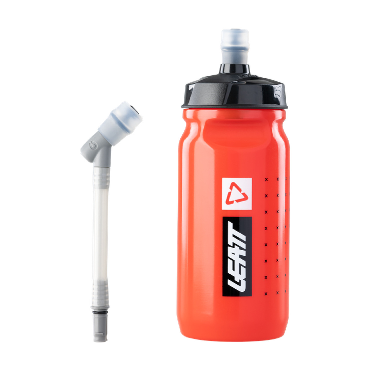 LEATT Cyklistická fľaša na vodu - STEADYSIP CONVERTIBLE 600ML - oranžová