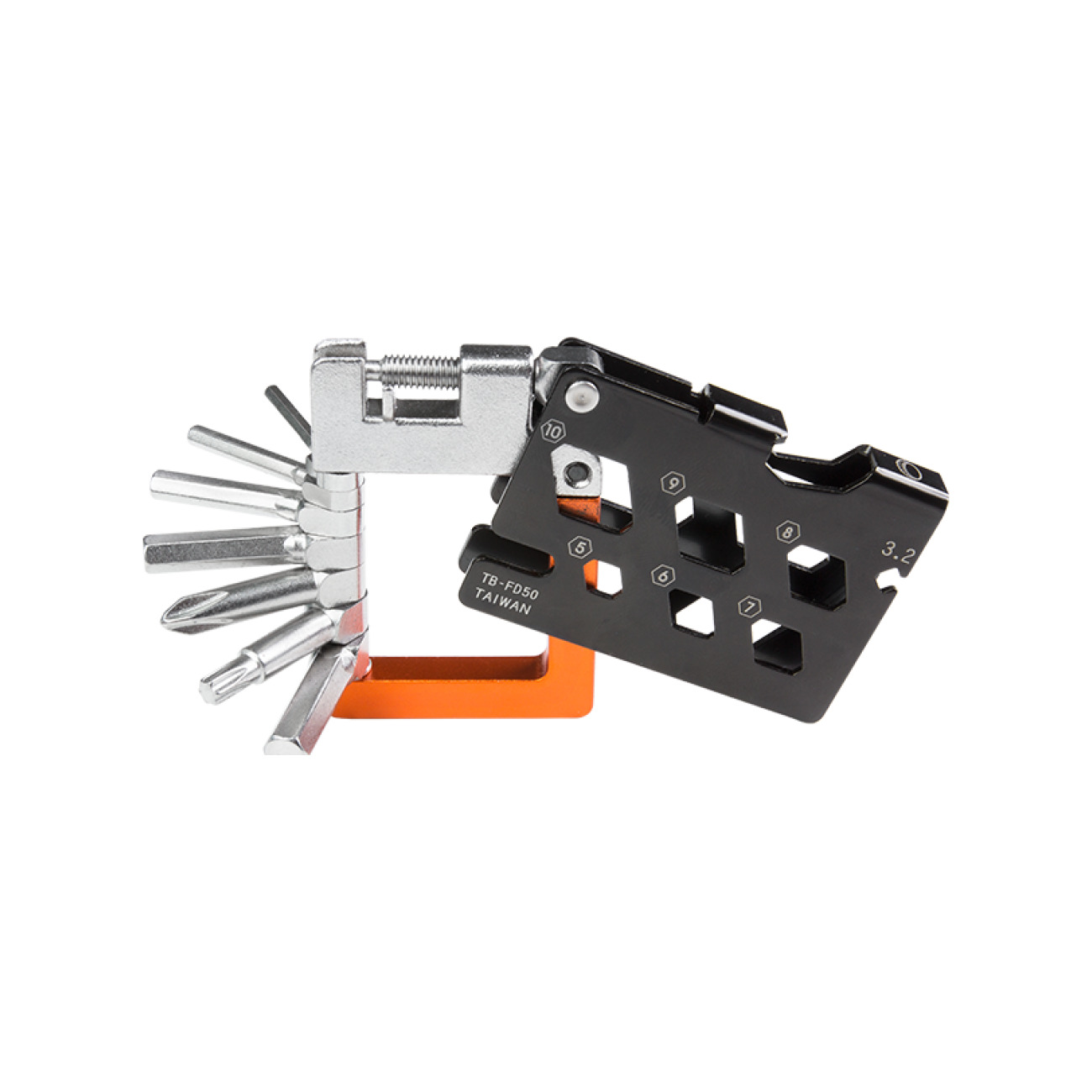 E-shop SUPER B multikľúč - MULTITOOL TB-FD50 - oranžová