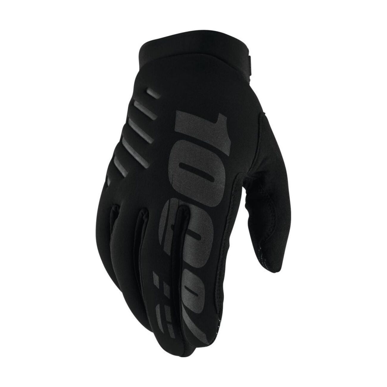 100% SPEEDLAB Cyklistické rukavice dlhoprsté - BRISKER JR - čierna XL