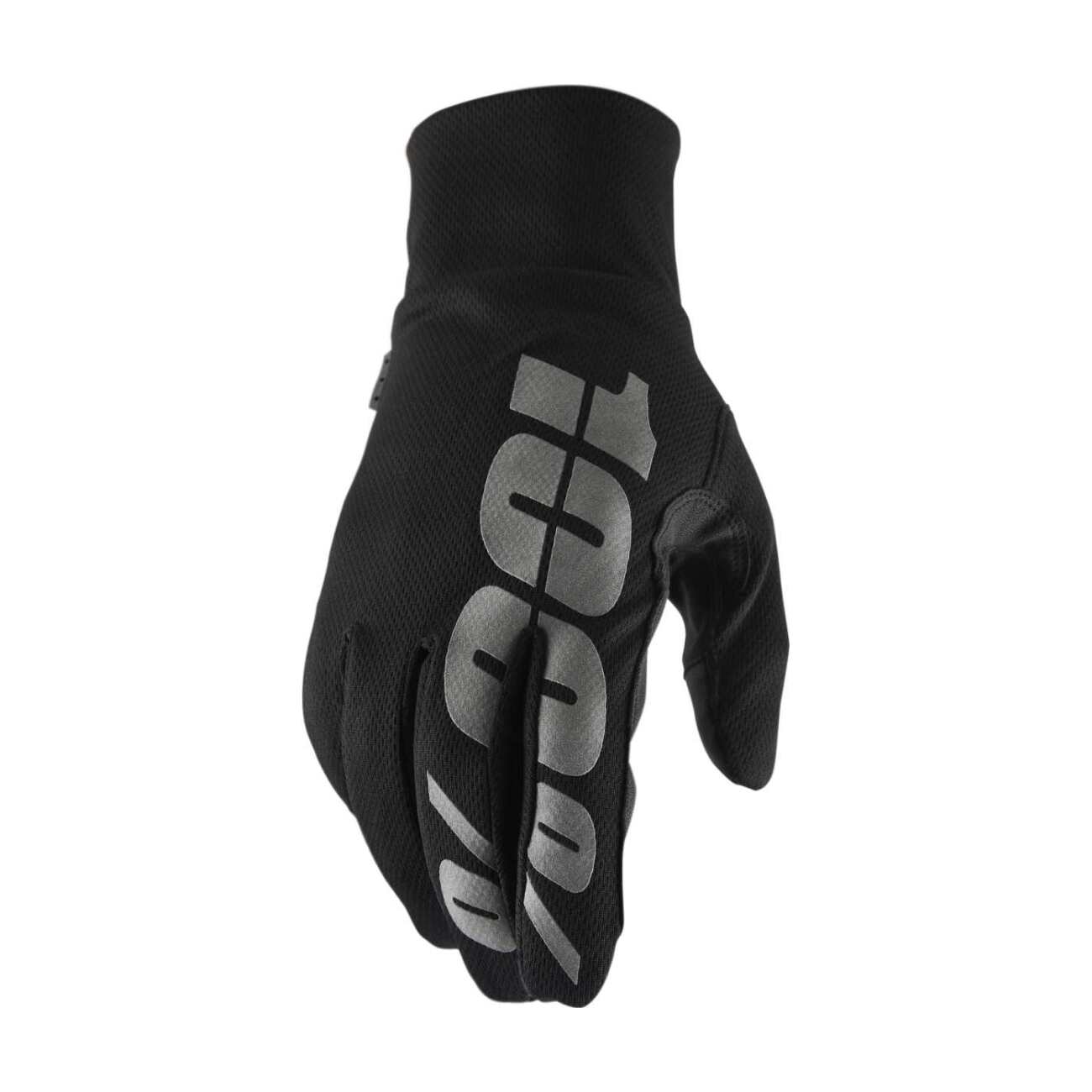 100% SPEEDLAB Cyklistické rukavice dlhoprsté - HYDROMATIC - čierna S