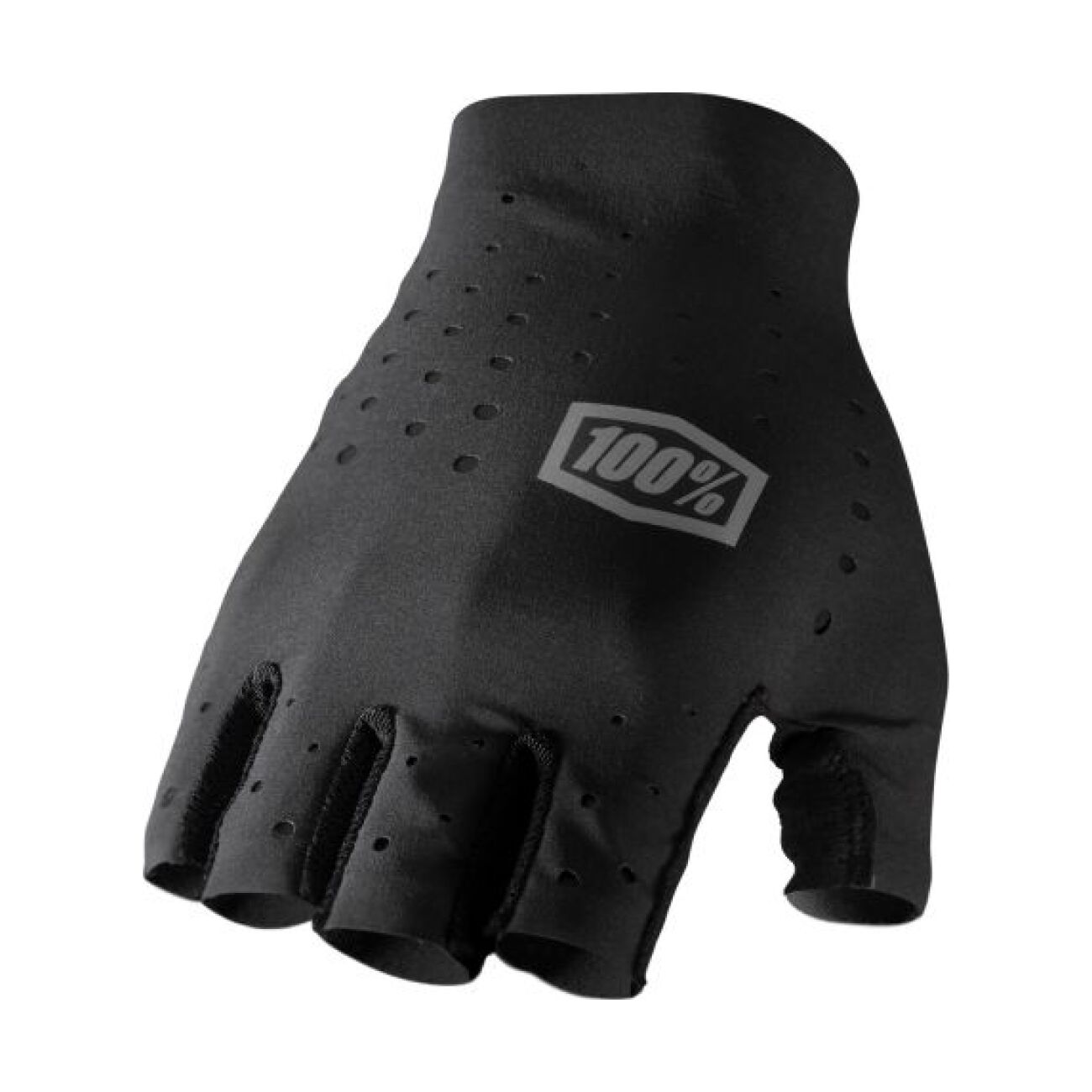 100% SPEEDLAB Cyklistické rukavice krátkoprsté - SLING W - čierna
