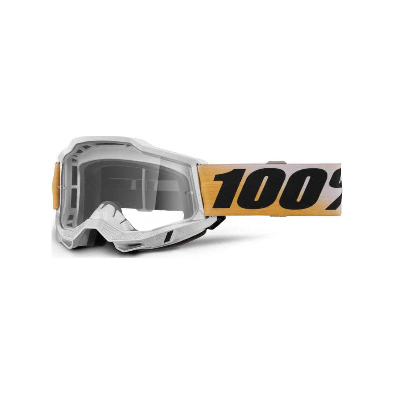 100% SPEEDLAB Cyklistické okuliare - ACCURI 2 - žltá/biela/čierna