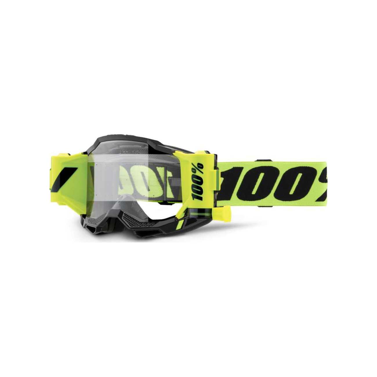 100% SPEEDLAB Cyklistické okuliare - ACCURI 2 FORECAST - žltá/čierna