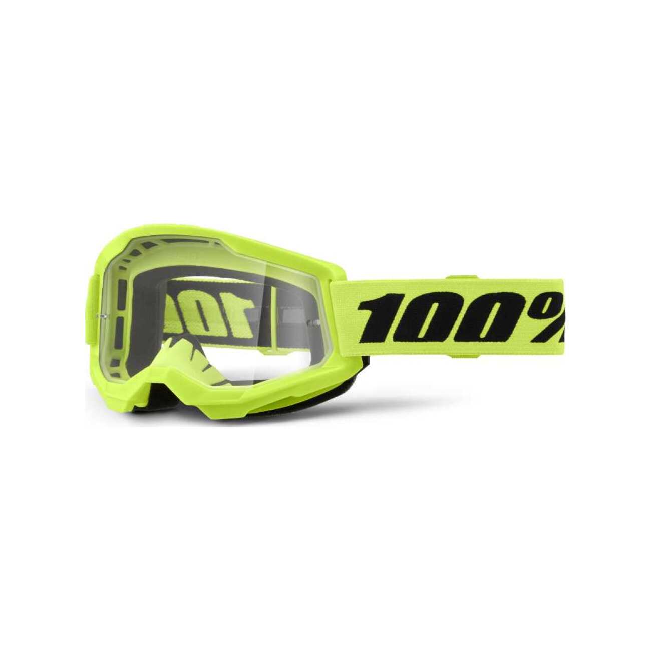 100% SPEEDLAB Cyklistické okuliare - STRATA 2 - žltá/čierna