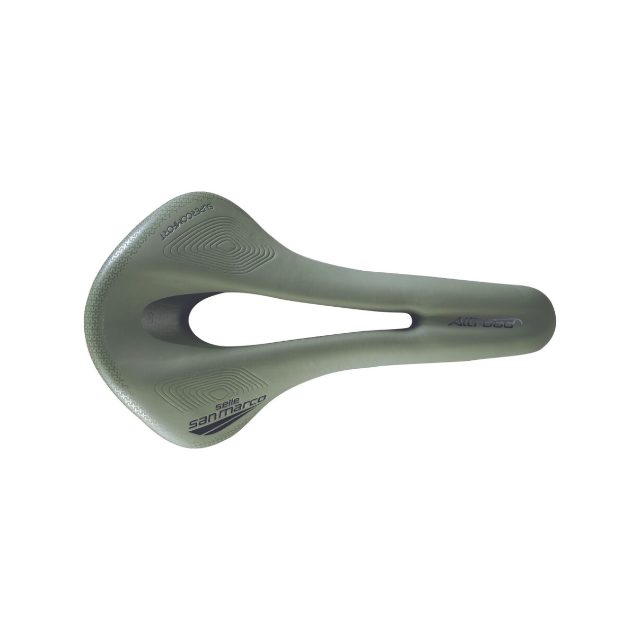 E-shop SELLE SAN MARCO sedlo - ALLROAD SUPERCOMFORT RACING WIDE GREEN - zelená