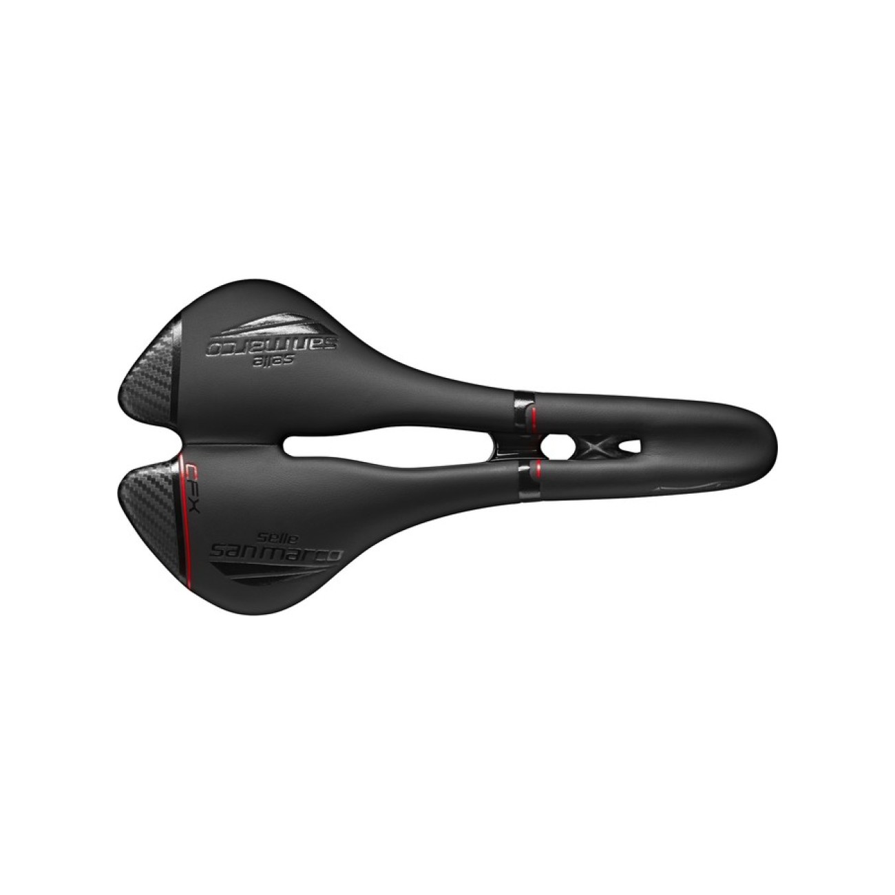 E-shop SELLE SAN MARCO sedlo - ASPIDE OPEN-FIT CARBON FX WIDE - čierna