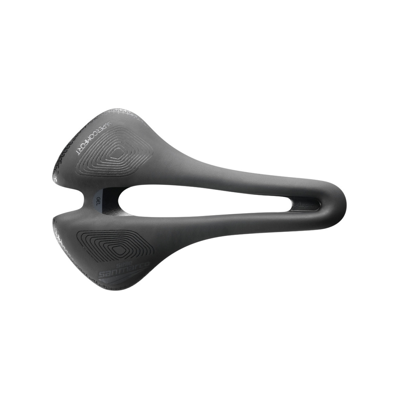 
                SELLE SAN MARCO sedlo - ASPIDE SHORT SUPERCOMFORT WIDE - šedá
            