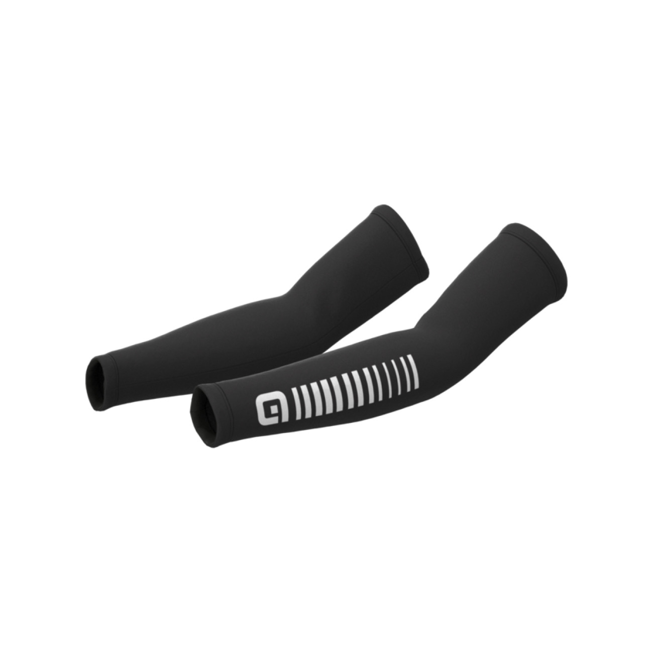 ALÉ Cyklistické návleky na ruky - SUNSELECT ARMWARMER - čierna/biela