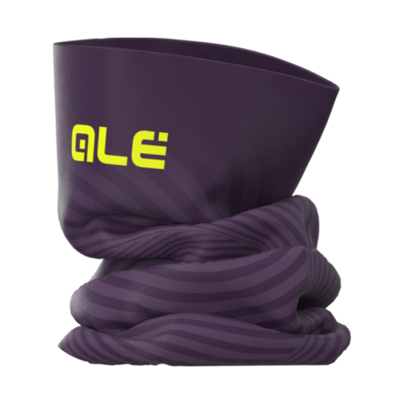 ALÉ Cyklistický nákrčník - GREEN DIGITAL - fialová UNI