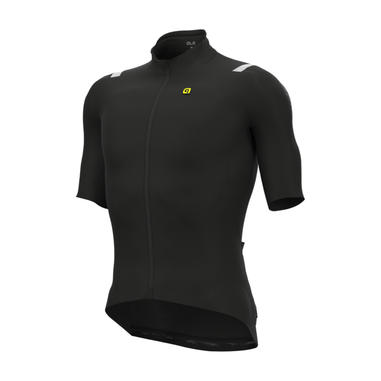 ALÉ Cyklistický dres s krátkym rukávom - DEFENCE R-EV1 - čierna